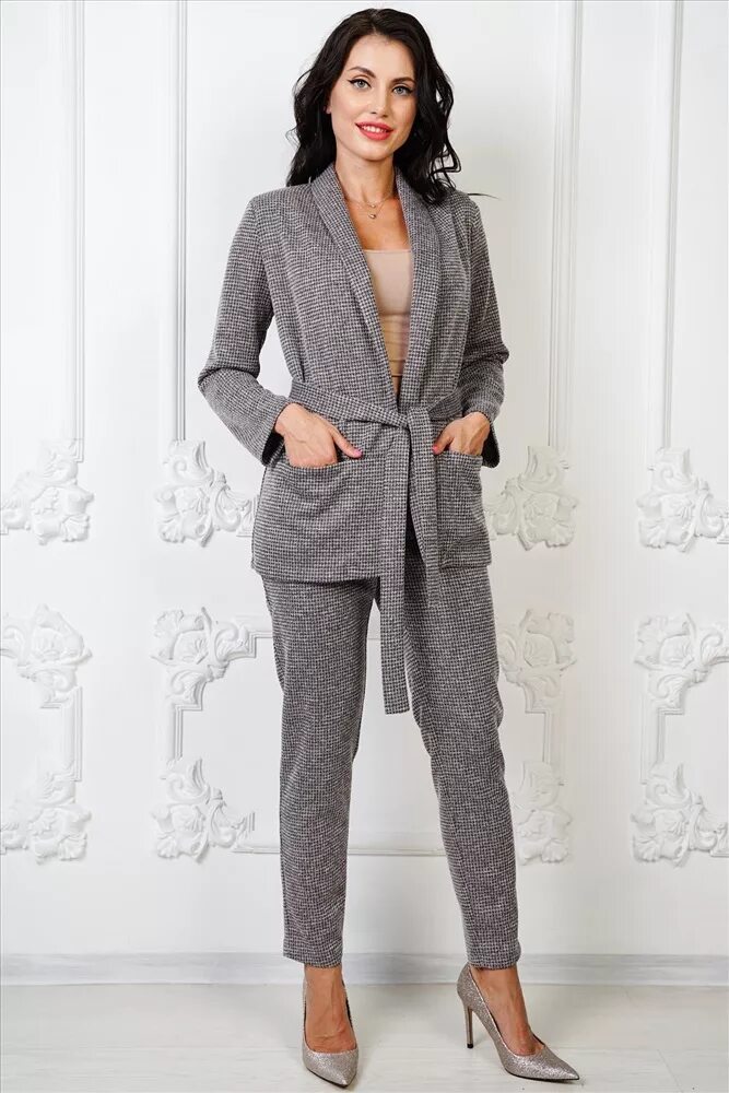 Трикотажный костюм с брюками. Костюм женский "виват". Трикотажный костюм с широкими брюками. Трикотажные костюмы женские. Брючный трикотаж.