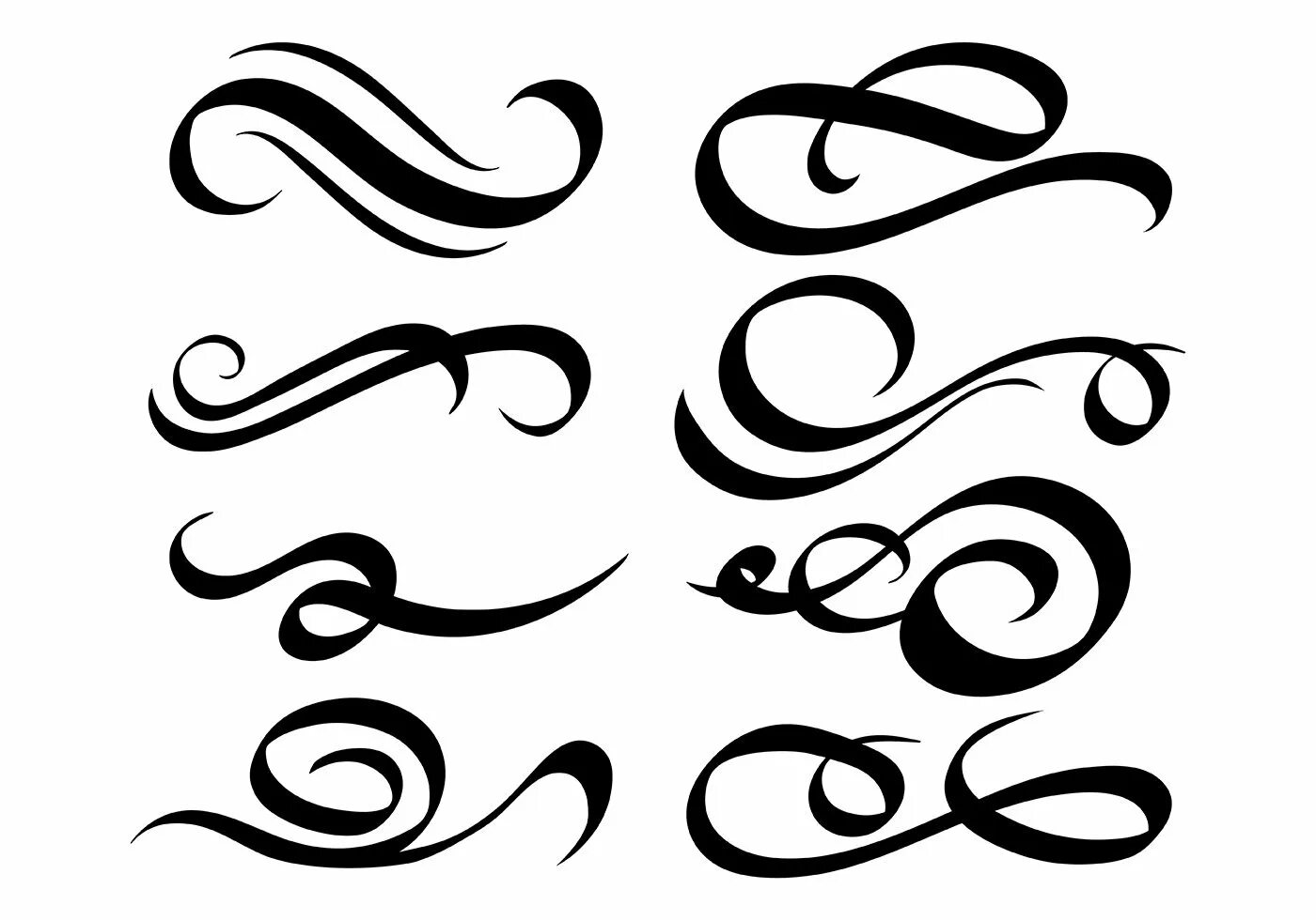 Элементы орнамента. Svg элементы. Векторные узоры. Витиеватые узоры. Svg элементы.