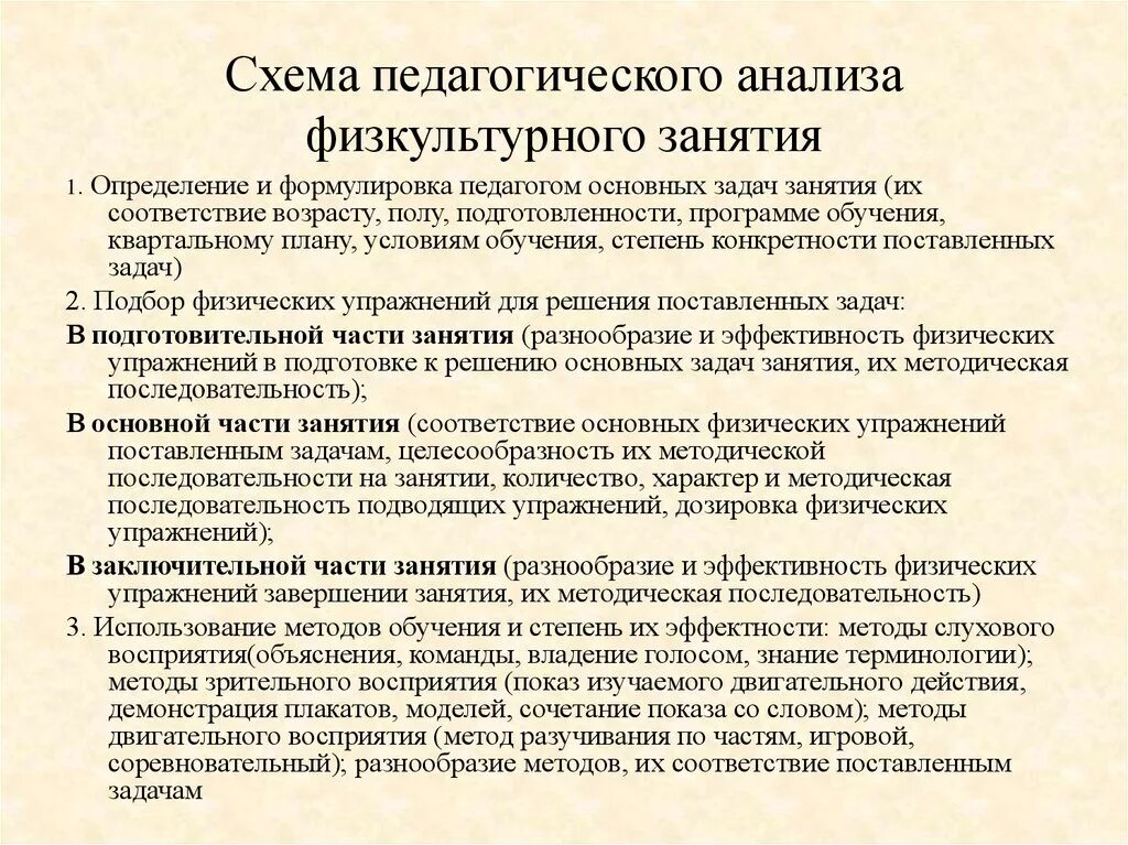 Схема педагогического наблюдения и анализа физкультурного занятия. Схема педагогического анализа тренировочного занятия. Схема педагогического анализа физкультурного занятия. Структура анализа занятия в детском саду. Методика педагогического анализа