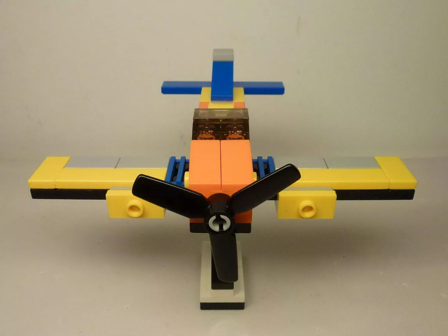 Самолет из лего самоделки очень легкий Messerschmitt Bf 109 Micro lego, Lego creative, Lego brick