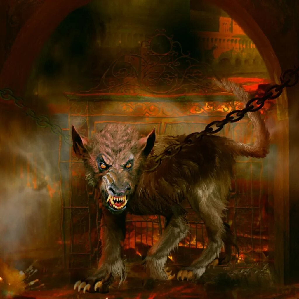 Кербер пес аида. Адская гончая и цербер. Собаки в мифологии. Гарм пес скандинавская. Собаки в мифологии.