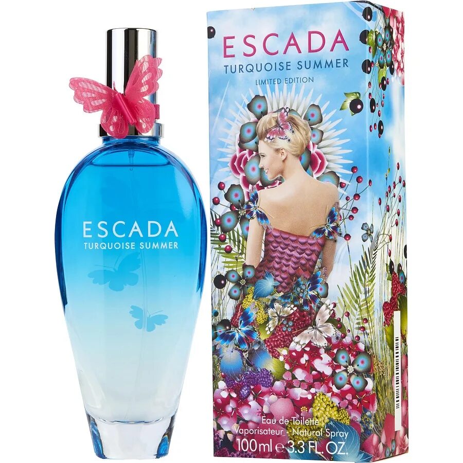 Escada limited edition. Туалетная вода escada turquoise summer. &quot;1) escada turquoise summer туалетная вода тестер, 100 мл&quot;. эскада лимитированные духи. эскада духи женские круглые.