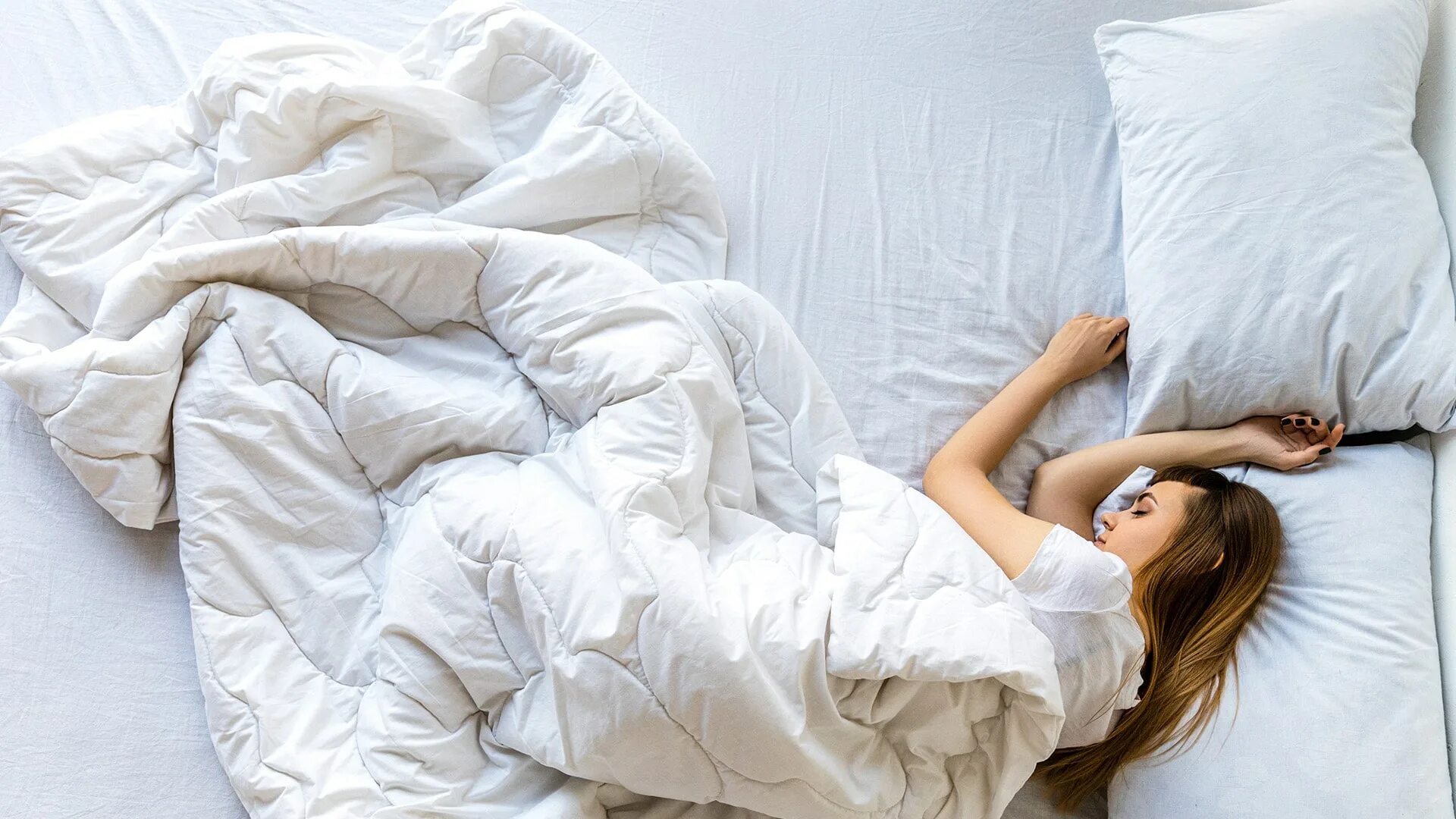 The bed was slept in