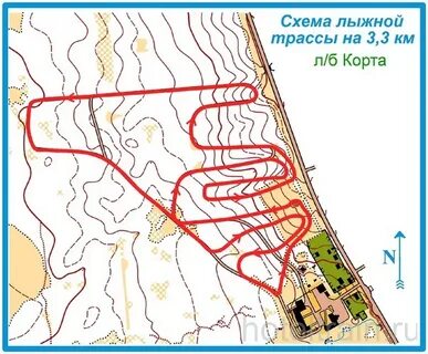 Лыжная трасса рядом