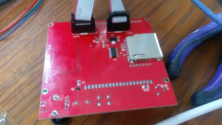 Reprapdiscount smart controller. 12864 full graphic smart controller. reprap 12864 display pinout. reprap 12864.