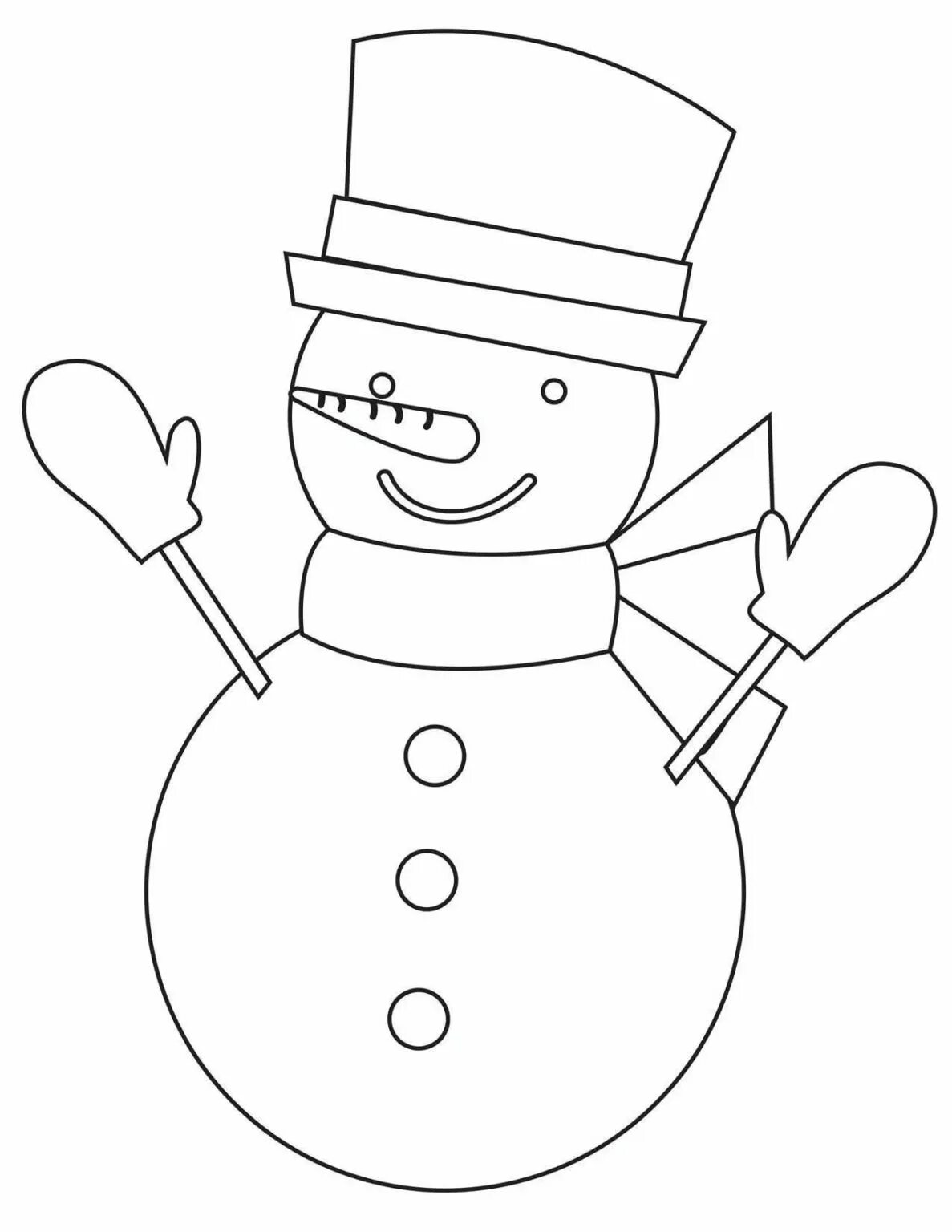 Снеговик для вырезания из бумаги распечатать. Снеговик контур. Контур снеговика для рисования. Снеговик маленький раскраска. Поделка Снеговик трафарет.