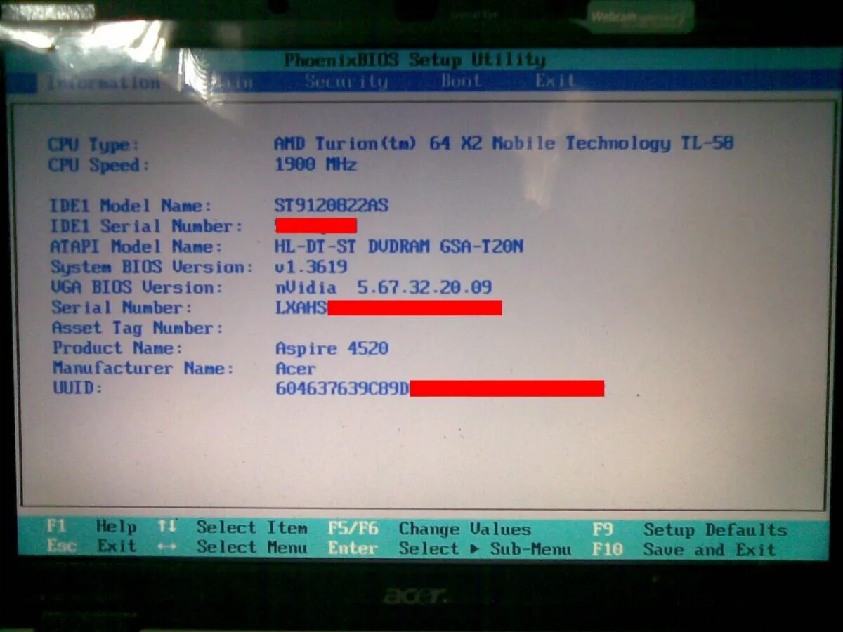 Ноутбук acer как войти в биос. Bios acer aspire. биос на ноутбуке acer. acer aspire 5336 bios. биос 1.07 acer.