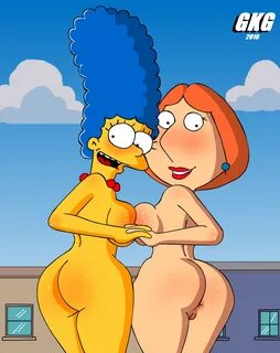 2018251 - Family_Guy GKG Lois_Griffin Marge_Simpson The_Simpsons crossover....