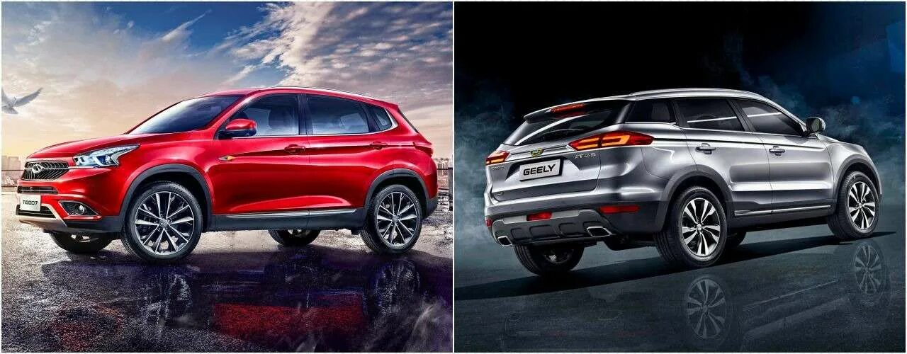 Что лучше джили или чери тигго. Tiggo 7 Pro или Atlas Pro. Geely Atlas Pro vs Chery Tiggo 7 Pro. Geely Chery. Geely Atlas Chery Tiggo 7 Pro Max.