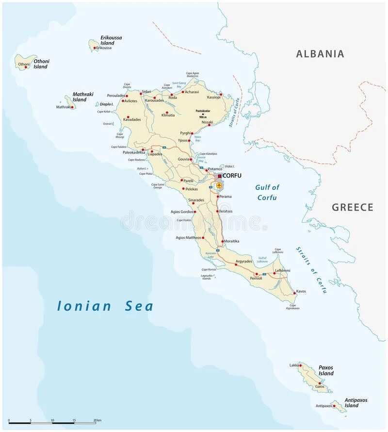 Где находится остров корфу в какой стране 18 Corfu map ideas corfu map, corfu, projects to try