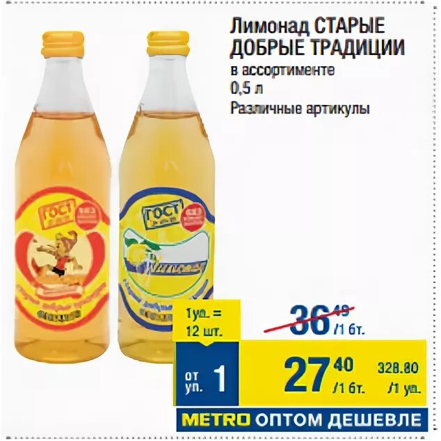 Метро лимонад