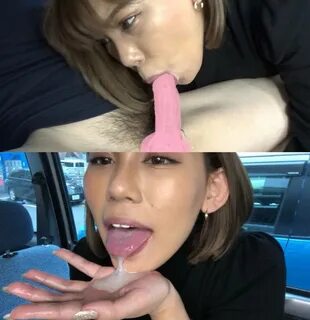ゆ ず は. 目 力 強 い 美 人 ギ ャ ル の 凄 テ ク 車 内 フ ェ ラ で 大 量 口 内 発 射. 