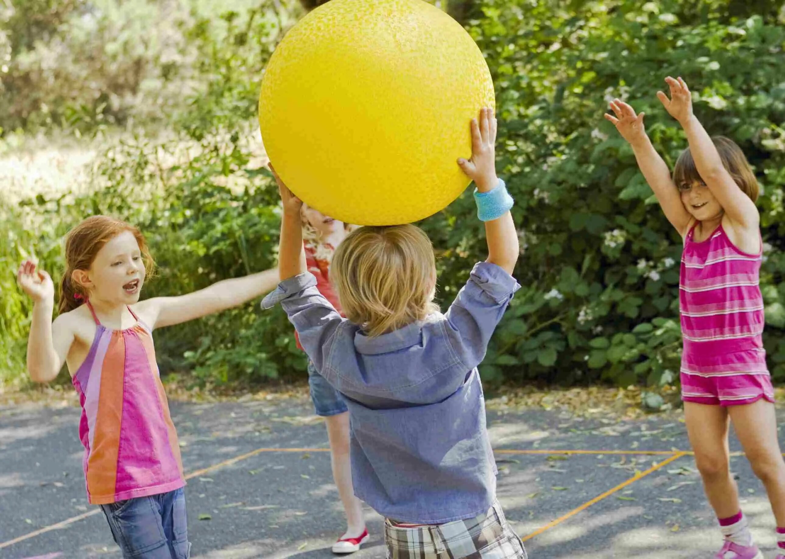 Children playing games