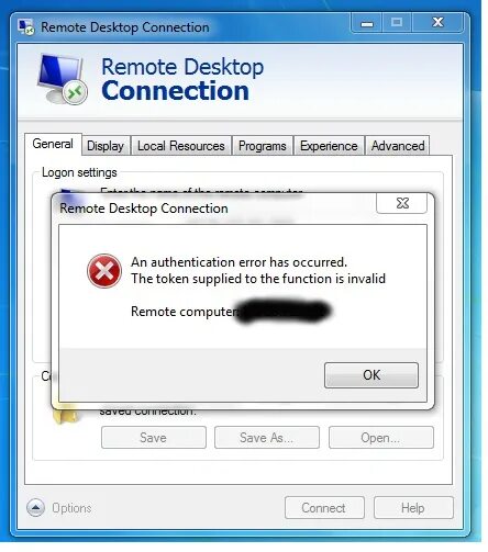 Type authentication error description not. RDP ошибка. Ошибка Remote desktop. Desktop ошибка. RDP Error connection.