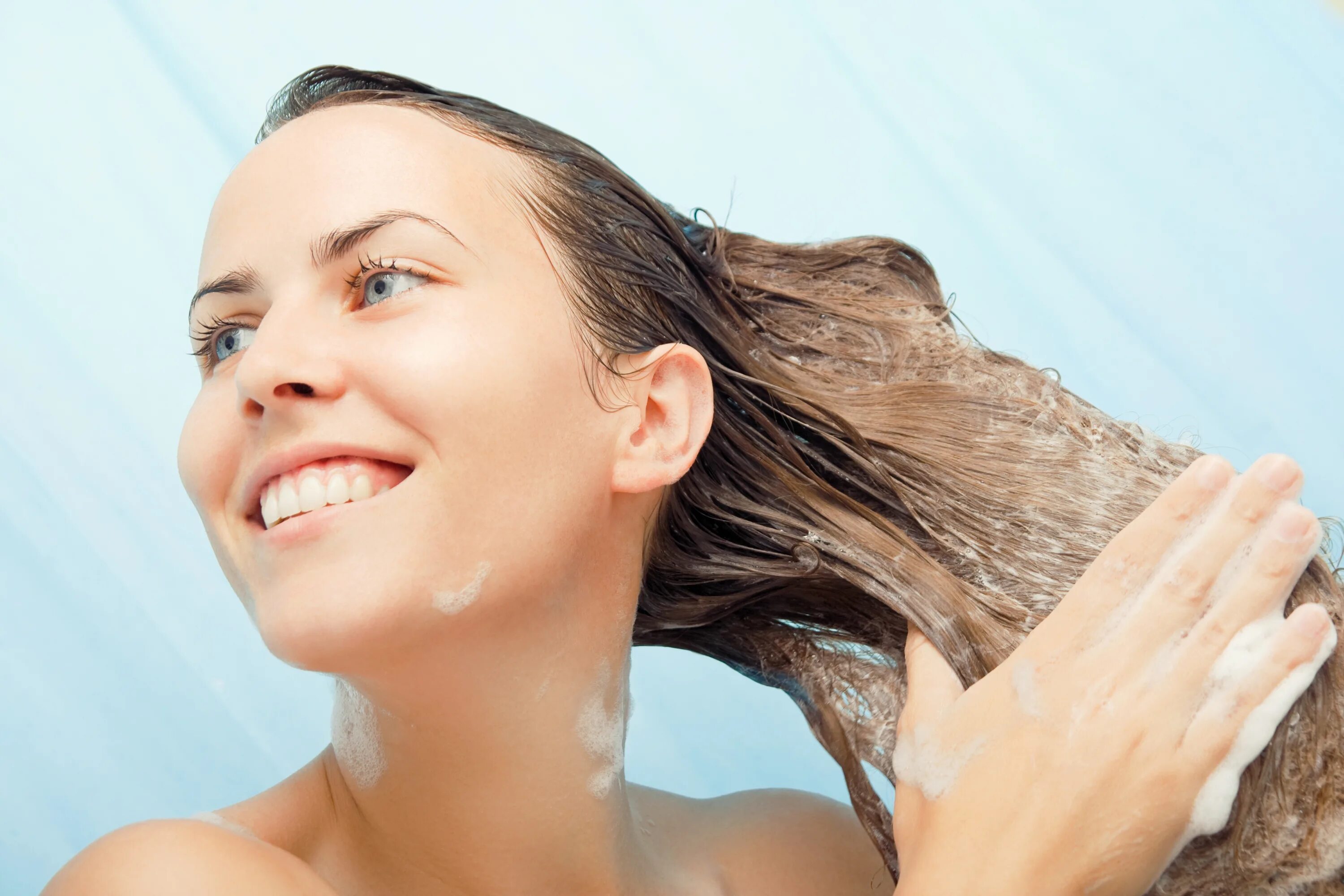 Use shampoo