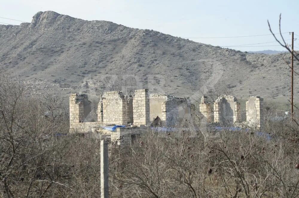 Агдамский район. Бахарлы (Агдамский район). Армянское село. Погода карадаглы