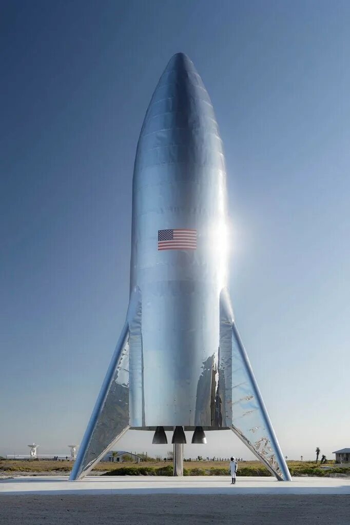 Ракета SPACEX Starship. Starship космический корабль Илон Маск.