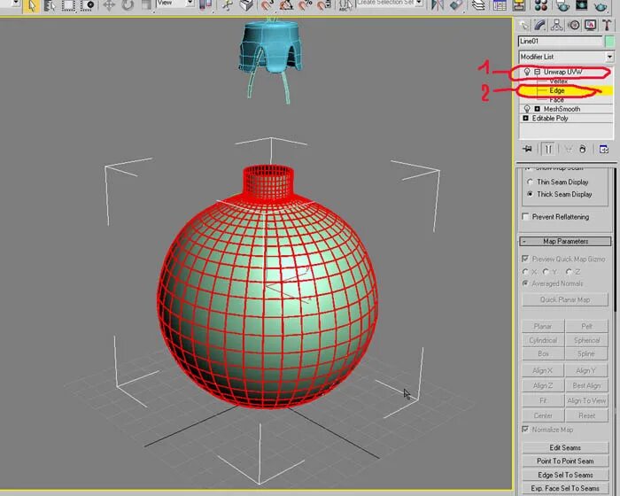 Map parameters. Map parameters