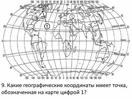Карта с определением координат