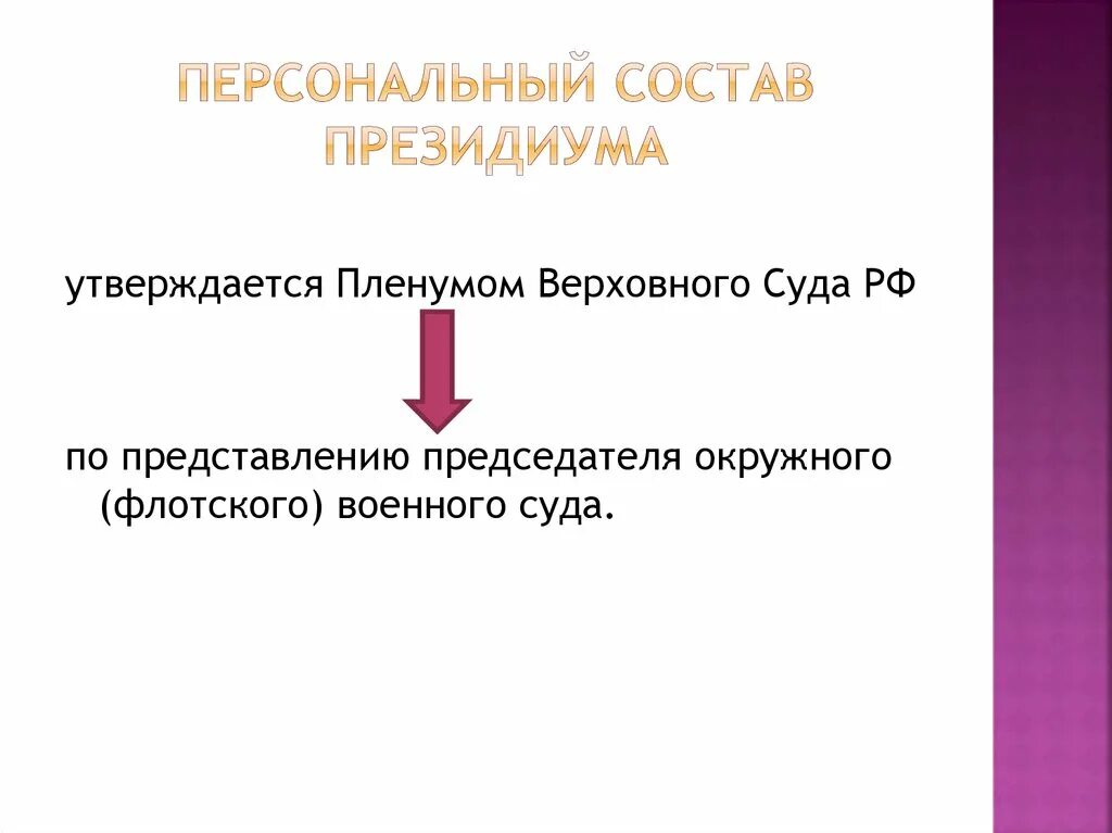 Состав Президиума. Персональный состав это. Характеристика состава Президиума. Почему личный состав