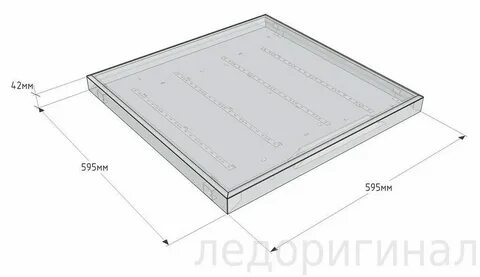 Размеры потолочных