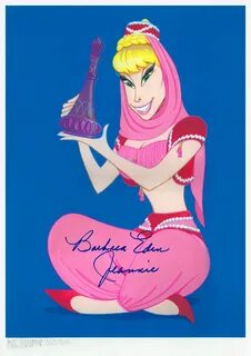 #3 i a series of 5, signed by Barbara Eden. 