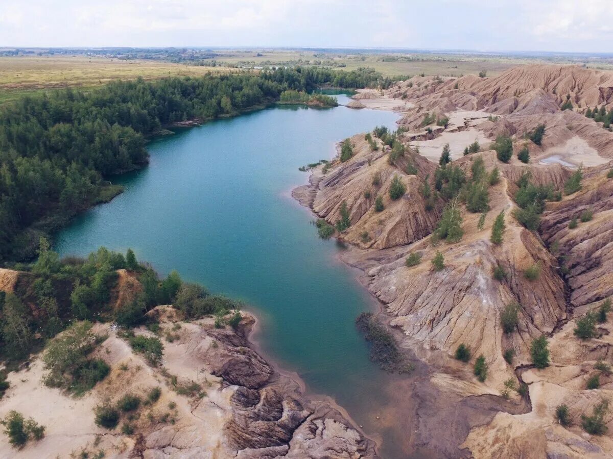 Голубые озера тульская фото