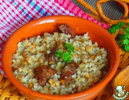 Каша перловая с мясом домашняя