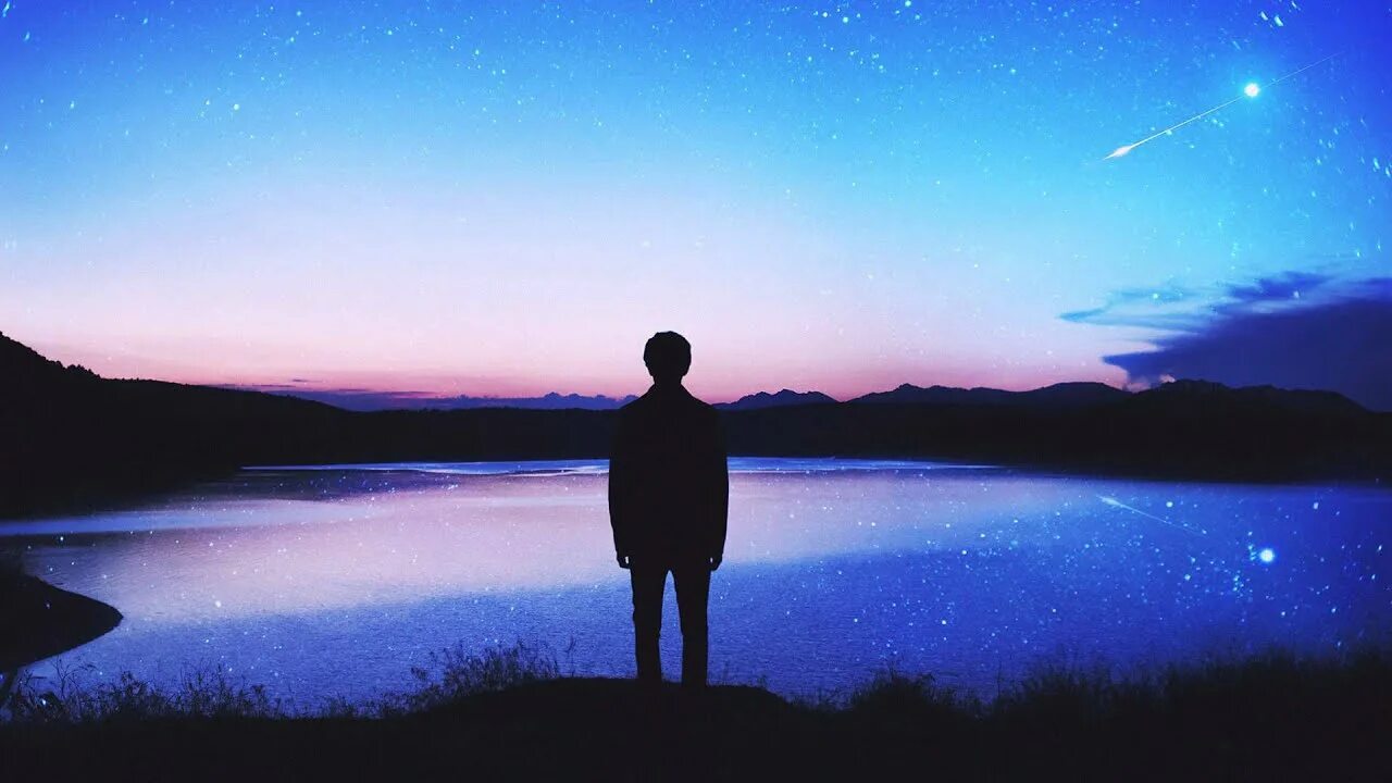 Star man in the sky. Star man in the sky
