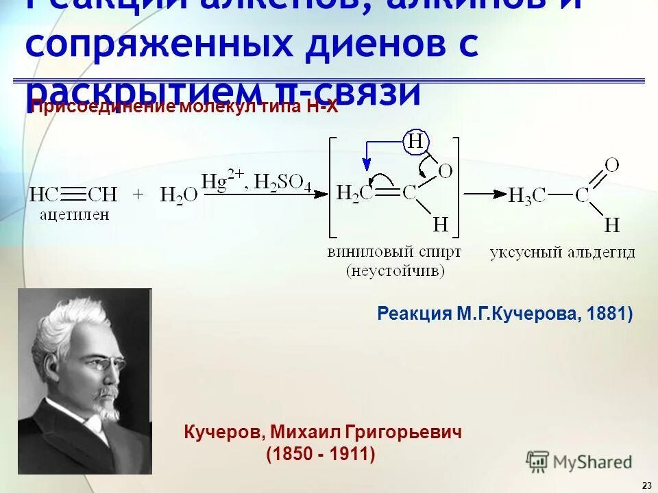 реакция кучерова химия