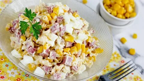 Рецепт салата с плавленным сыром дружба