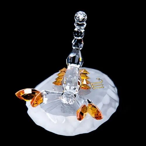 зодиак хрусталь. горный хрусталь. горный хрусталь украшения. украшения из горного хрусталя. Preciosa фигурки хрустальные.