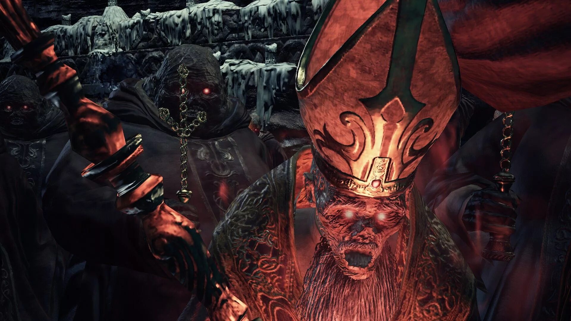 Дс3 храм глубин. Босс дьяконы глубин dark souls. дьяконы глубин дс3. дьяконы глубин dark souls 3 арт. dark souls дьяконы глубин.