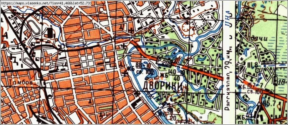 Карта тамбова фото. Карта тамбова фото