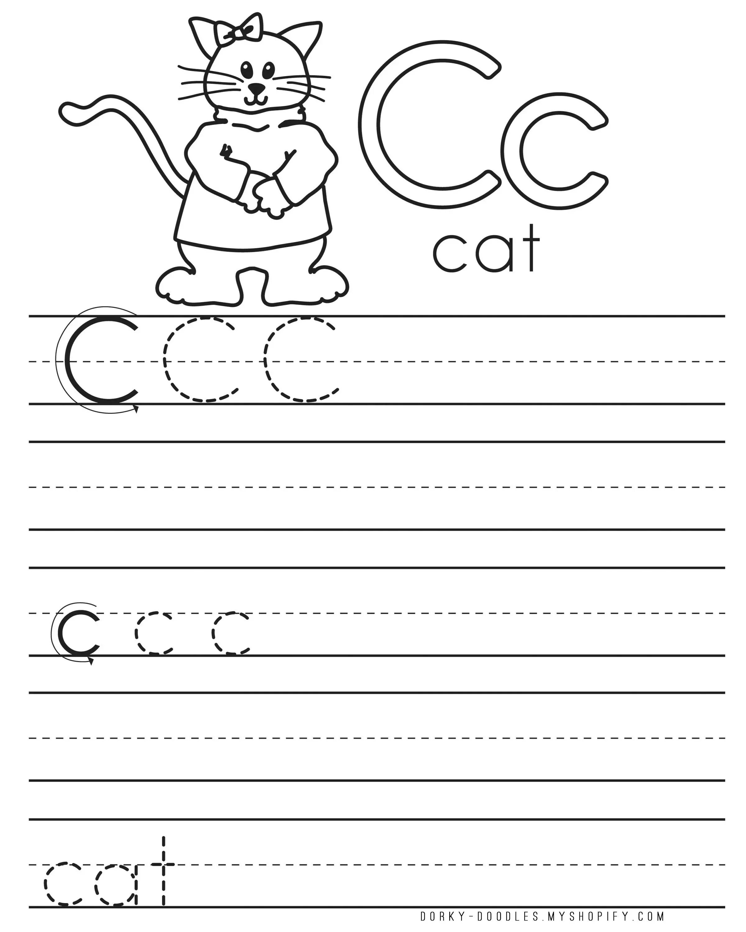 Write c