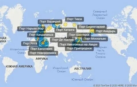 В какой стране порт моха