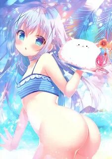 kafuu chino (gochuumon wa usagi desu ka?) drawn by mitsumomo_mamu Danbooru.