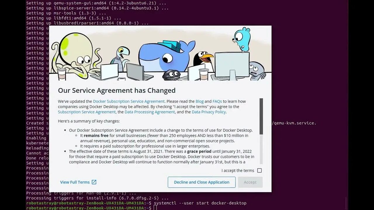 Docker desktop linux. Docker desktop linux
