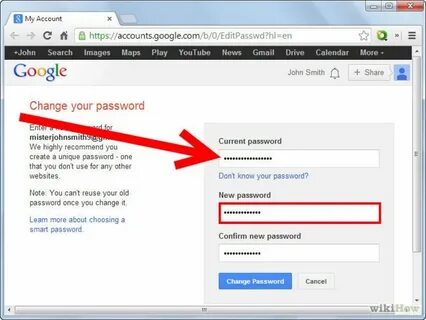 Логин почты gmail и пароль