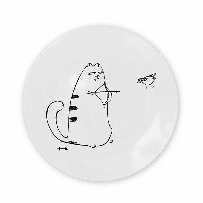 Кот стрелец. Тарелка котик. кот в тарелке. тарелки коты. тарелки с рисунками котов.