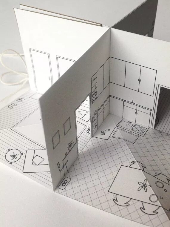 DIY Miniature Paper House How to Make Paper House Origami Doll House 3d Paper Cr