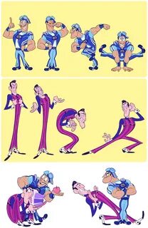 verticalart, sportacus, robbie rotten 