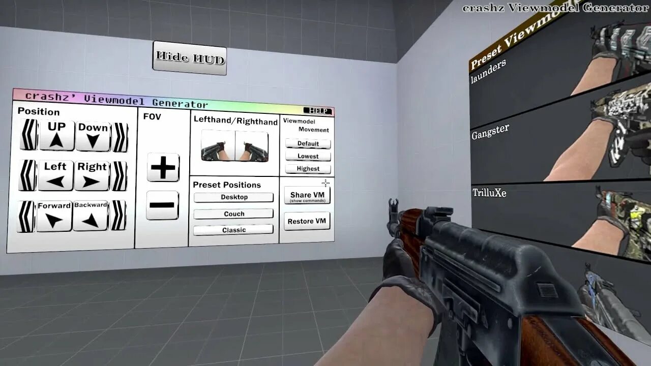 Crashz viewmodel generator cs2