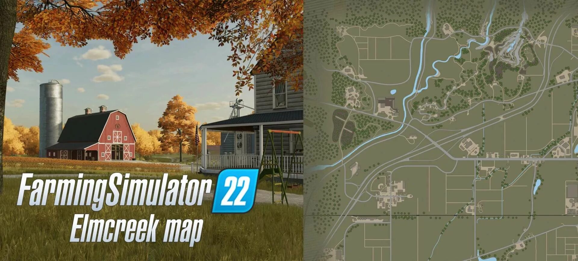 Фс 22 прохождение карты. Elmcreek fs 22. карта elmcreek для фс. карты ферма 22 elmcreek. farming simulator 22 карта elmcreek.