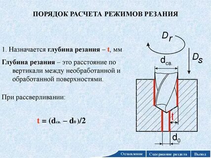 Обработка расчет