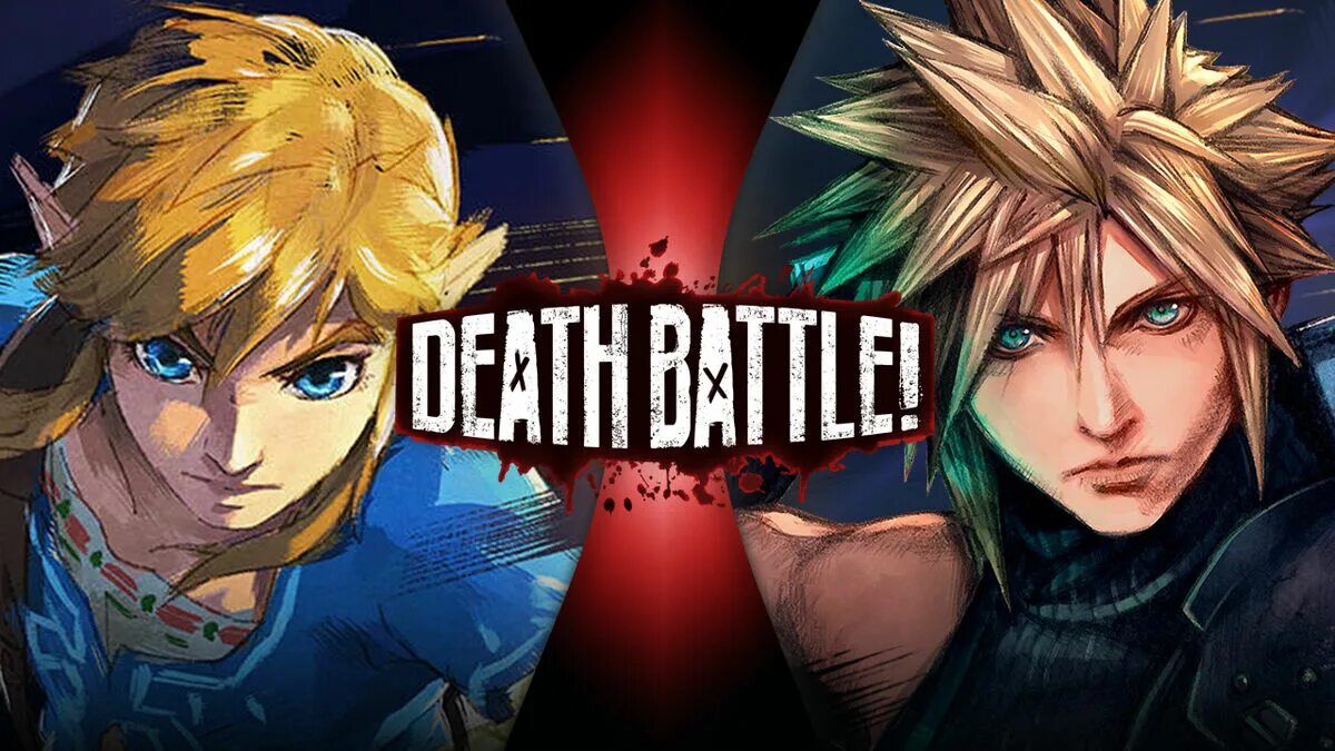 Vs death battle. Cloud Zelda vs. Death Battle link vs cloud. Breath of Death VII (Video game).