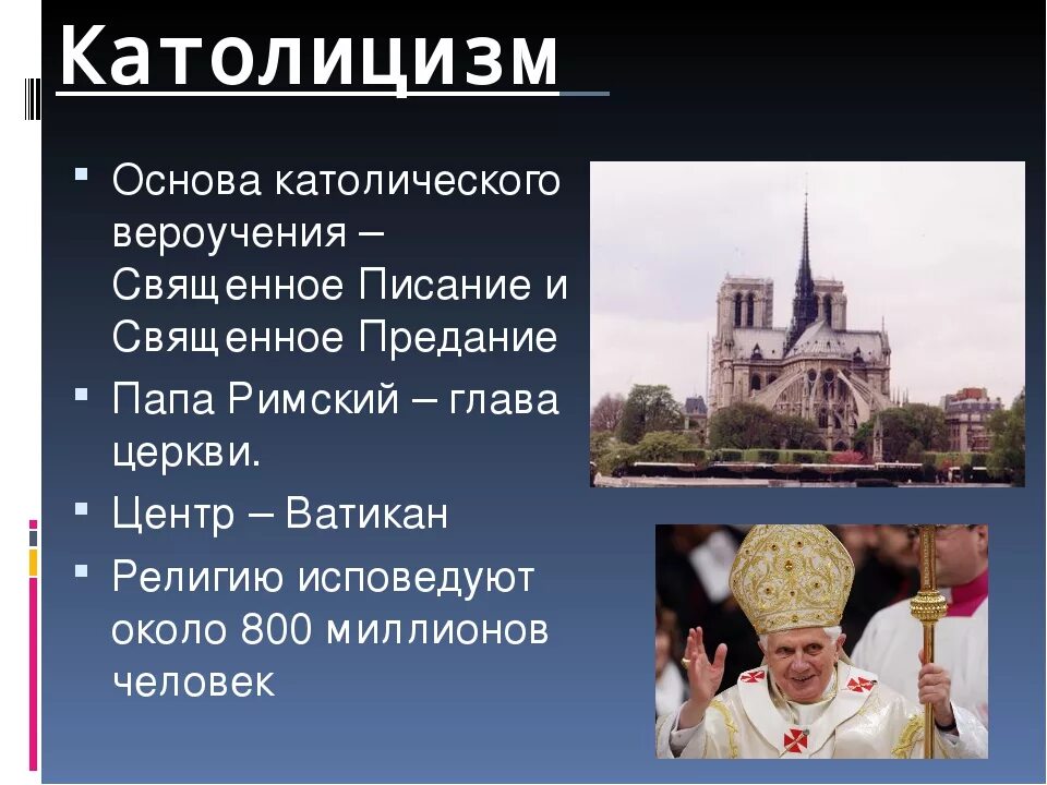 Основы религии католицизм. Католицизм кратко основное. Особенности католиков. Сообщение о католичестве.