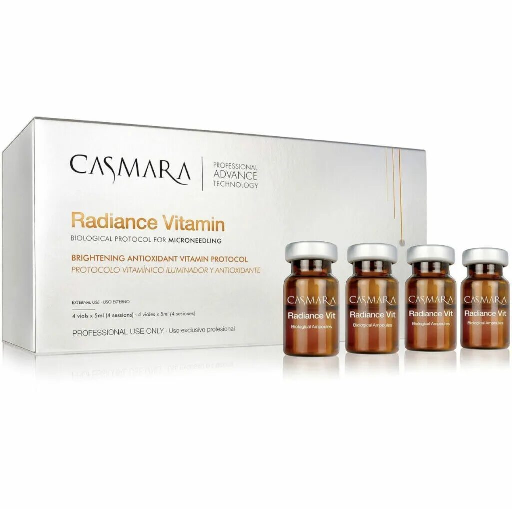 Radiance vitamins. Ампулы Casmara. 5 Шт. Ампулы касмара мгновенное свечение.