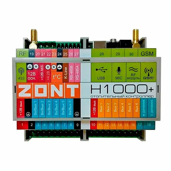 Отопительный контроллер Zont h-1000. Блок расширения ex-77 для Zont climatic 1.3. Контроллер универсальный для систем отопления Zont-1000. Zont контроллер h2000+ Pro (ml00005559).