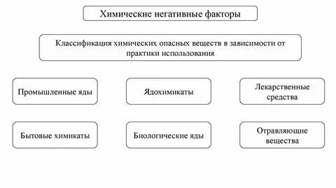 Характеристика химического фактора